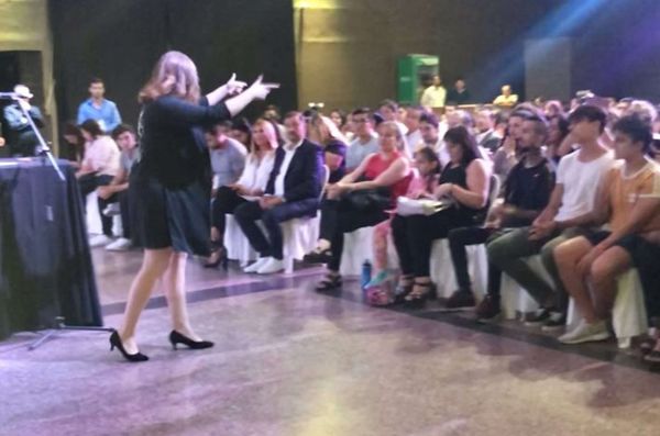Priscila Guerrero en acción