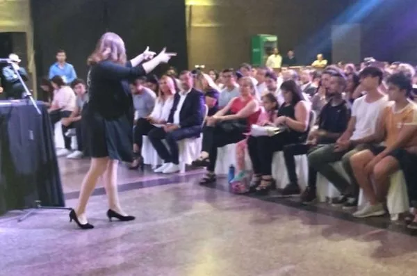Priscila Guerrero en acción